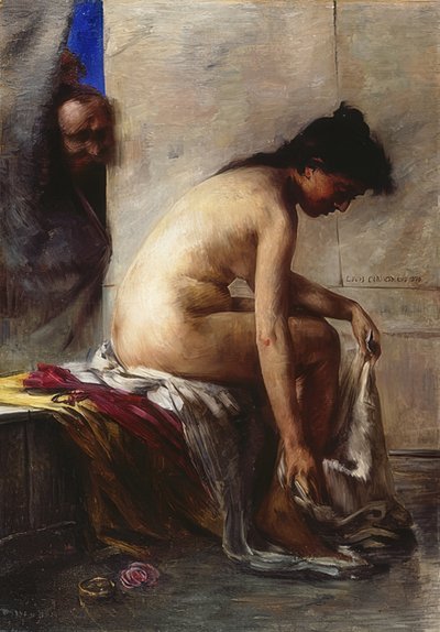 Susanna i badet. 1890 av Lovis Corinth