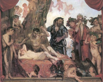 Det homeriska skrattet av Lovis Corinth