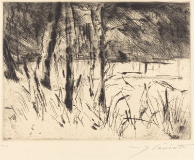 Tiergarten zoologiska trädgård, 1922. av Lovis Corinth