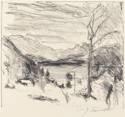 Walchensee i dimma Walchensee i dimma, 1920. av Lovis Corinth