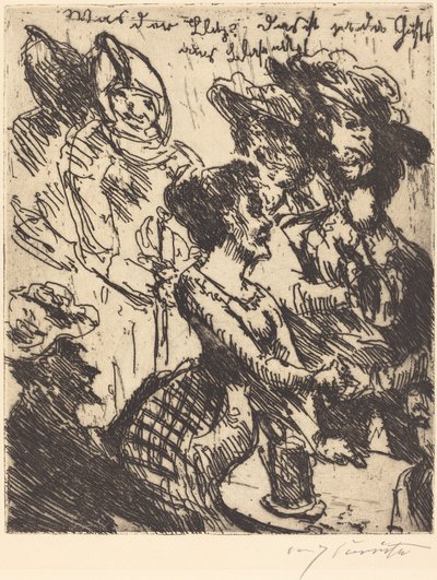 Vilken blixt! Det är lusten av blasewitz Vad är det! Det är Gustel av Blasewitz, 1923. av Lovis Corinth