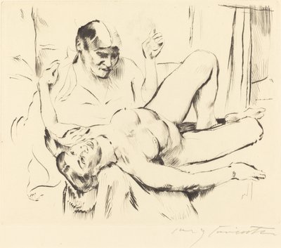 Spådomsprofetior, 1914. av Lovis Corinth