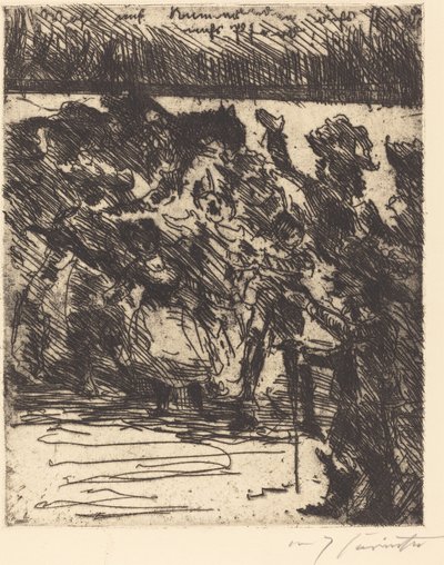 "Upp, kamrater, till häst, till häst! In på fältet, in i friheten!" ("Kom igen, kamrater, till häst, till häst! Till strid, på väg mot frihet!") av Lovis Corinth