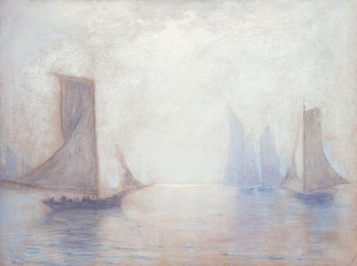 Blå Segel av Lowell Birge Harrison