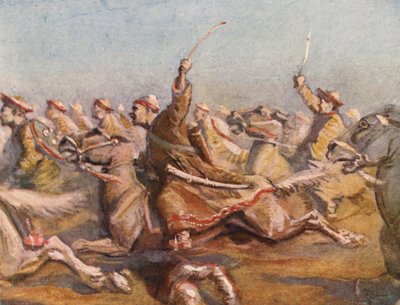 Illustration till berättelser om korstågen (färglitografi) av Lowes Dalbiac Luard
