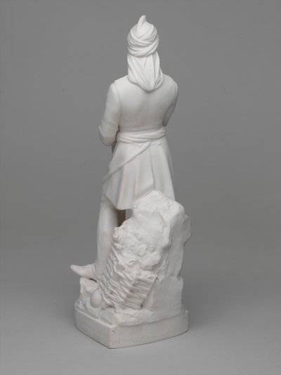 Parian ware-statyett av löjtnant (senare major) William Hodson av Ltd Mintons
