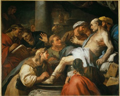 La mort de Seneque - Senecas död ... av Luca (circle of) Giordano