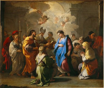 Le Mariage de la Vierge - Bröllopet av Saint Mary ... av Luca (circle of) Giordano
