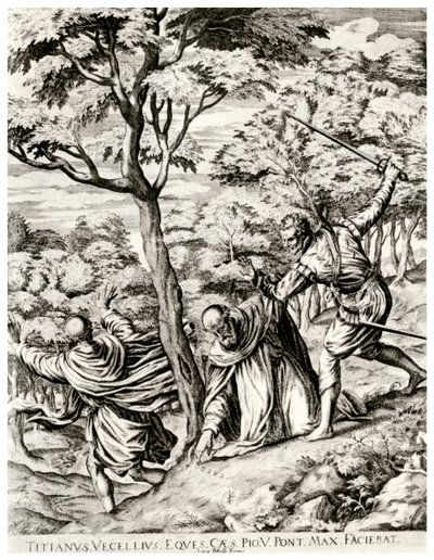 "St Peter Martyr", 1500-talet, 1937 av Luca Bertelli