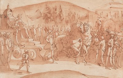 Begravningsprocession av Luca Cambiaso