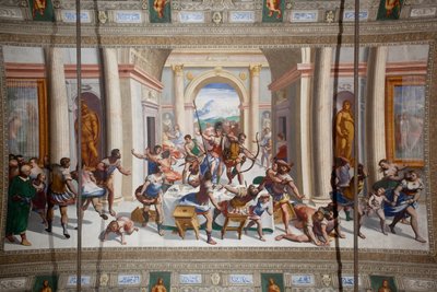 Historien om Ulysses (återkomsten), taket i Salone Cambiaso av Luca Cambiaso