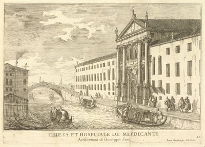Church and Hospital of Mendicants (skylt 35) av Luca Carlevariis