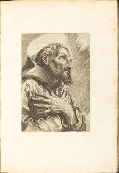 Den helige Franciskus av Assisi av Luca Ciamberlano