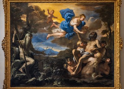 Aeneas gjorde odödlig av Venus, andra hälften av 1600-talet (olja på duk) av Luca Giordano