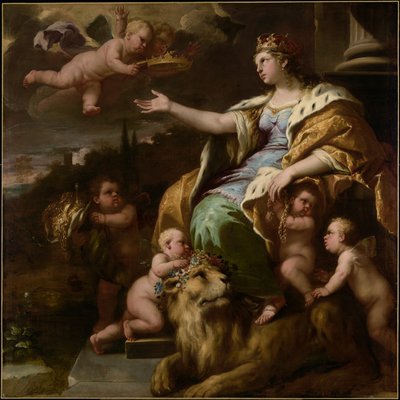 Allegori om storsinthet av Luca Giordano