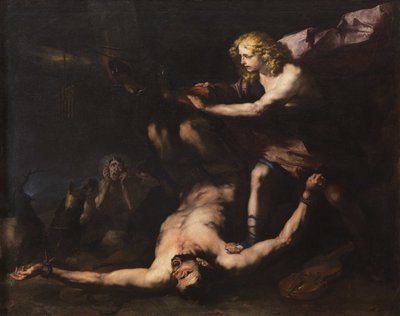 Apollo och Marsyas, ca. 1660. av Luca Giordano