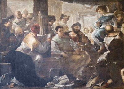 Kristus bland läkarna av Luca Giordano