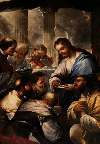 Apostlarnas nattvard av Luca Giordano
