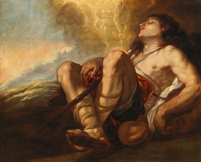 Jakobs dröm, tidigt 1650-tal. av Luca Giordano
