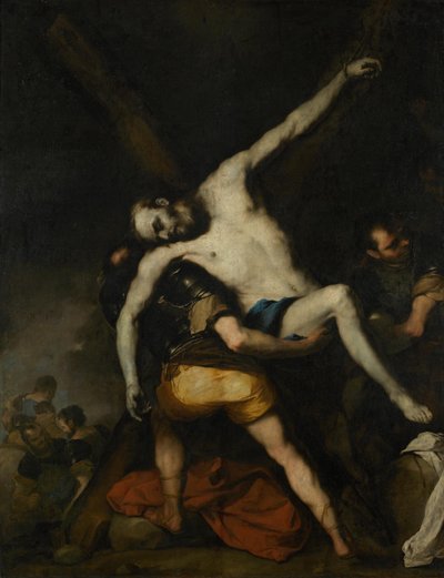 Nedtagandet från korset av Sankt Andreas av Luca Giordano