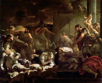 Massakern på de oskyldiga av Luca Giordano