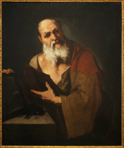 Platon (424-348 f.Kr.). Målning av Luca Giordano (1634-1705), olja på duk av Luca Giordano