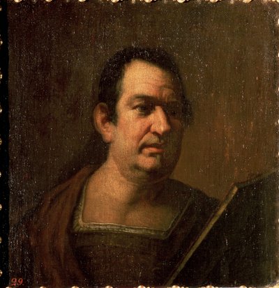 Porträtt av en man, ca 1600-talet av Luca Giordano