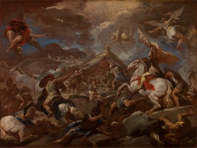 Upptäckten av Holofernes kropp av Luca Giordano