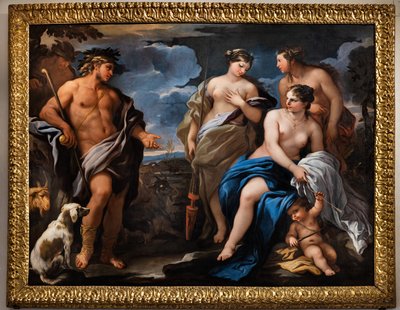 The Judgment of Paris, andra hälften av 1600-talet (olja på duk) av Luca Giordano
