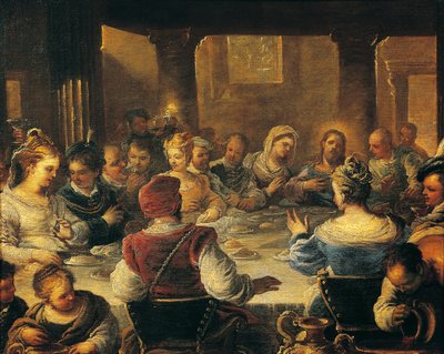 Bröllop i Cana av Luca Giordano