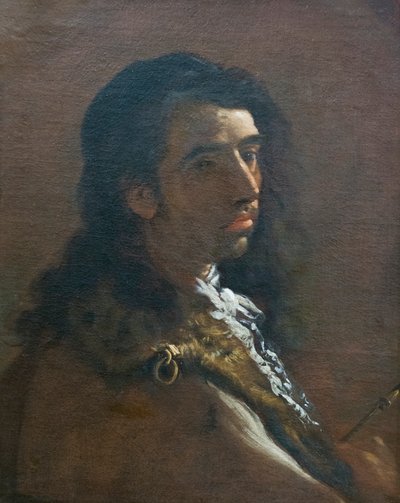 Ungdomligt självporträtt (olja på duk) av Luca Giordano
