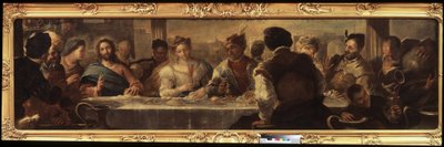 ""bröllopet i Cana"" (Kanas mirakel) Målning av Luca Giordano (1632-1705) Pushkin Museum, Moskva av Luca Giordano
