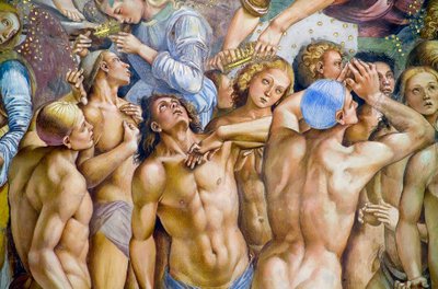 Elect, från Last Judgment freskcykel av Luca Signorelli