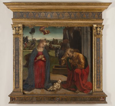 Jesu födelse, 1497-98 av Luca Signorelli