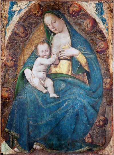 Sjuksköterska Madonna, 1482-c.1485 av Luca Signorelli