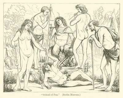 School of Pan (gravyr) av Luca Signorelli