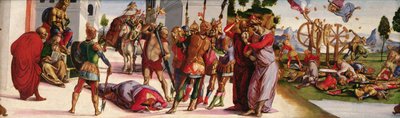 St. Katarina av Alexandrias martyrskap, c.1498 av Luca Signorelli