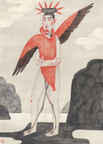 Flamingo Dream-figur av Luca di Napoli