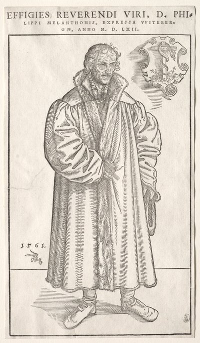 Philip Melanchthon av Lucas Cranach