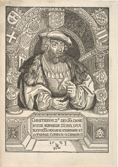 kung Christian II av Danmark av Lucas Cranach d.Æ.