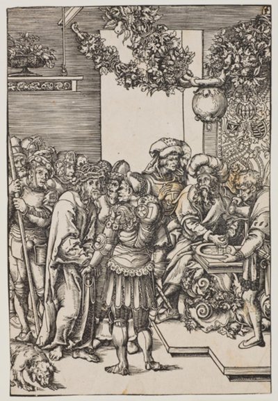 Pilatus tvättar sina händer av Lucas Cranach d.Æ.