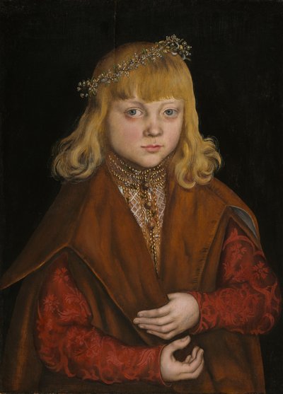 En prins av Sachsen, ca. 1517. av Lucas Cranach the Elder