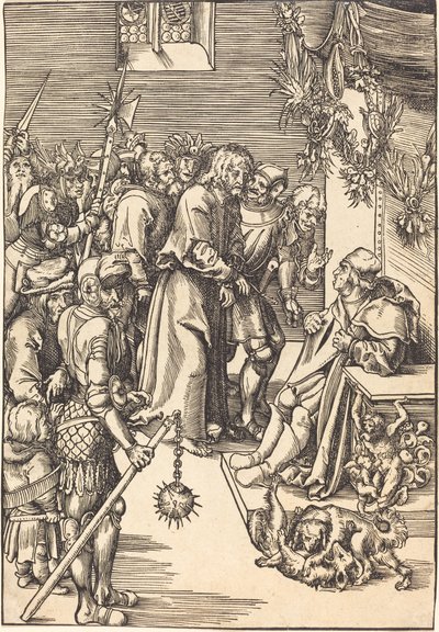 Kristus före Kaifas av Lucas Cranach the Elder