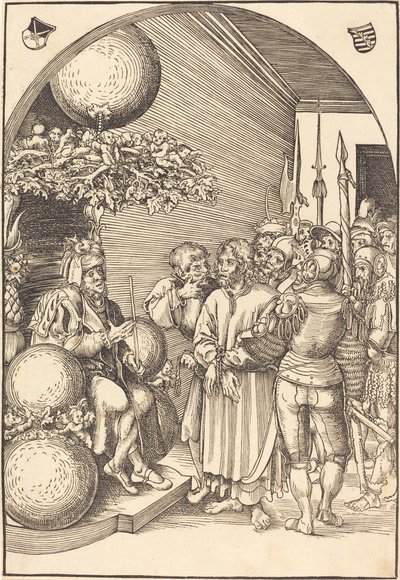 Kristus före Herodes av Lucas Cranach the Elder