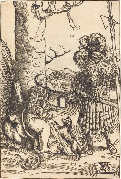 David och Abigail av Lucas Cranach the Elder