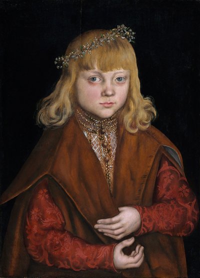 En sachsisk prins av Lucas Cranach the Elder
