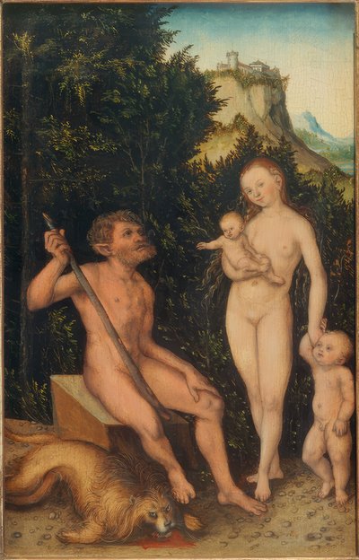 Familj av naturliga av Lucas Cranach the Elder