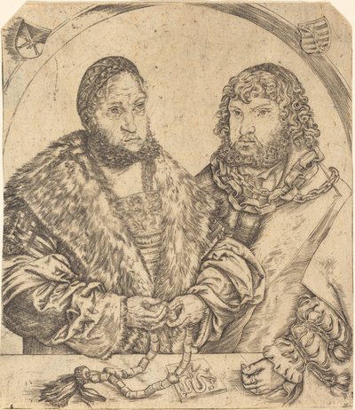 Fredrik den vise och Johannes konstanten av Sachsen av Lucas Cranach the Elder