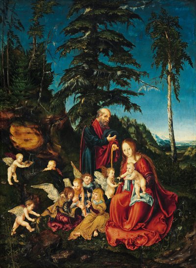 Tyska: Vila på flygresan till Egypten Vila på flygresan till Egypten av Lucas Cranach the Elder