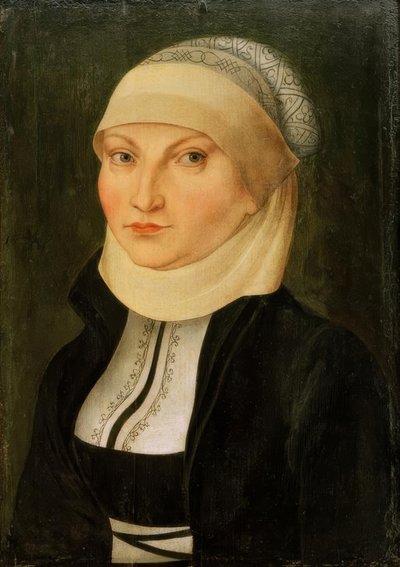 Katharina von Bora, hustru till Martin Luther, Lippendorf (Sachsen) av Lucas Cranach the Elder